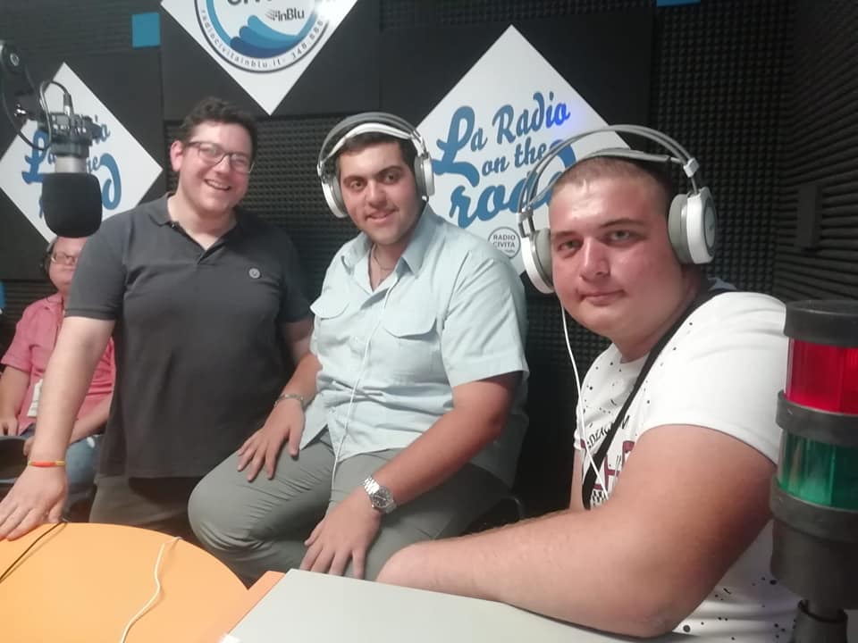radio civita inblu e i ragazzi della coop nuovo orizzonte