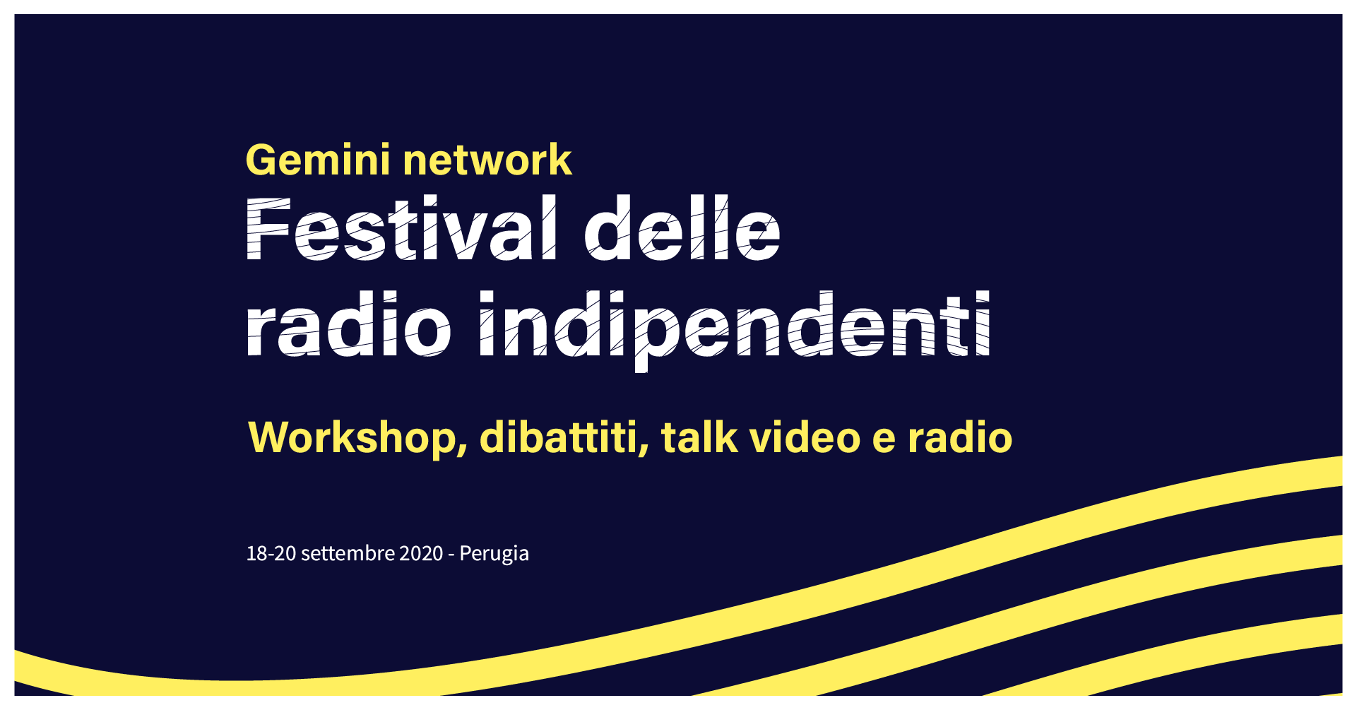 prima edizione festival delle radio indipendenti