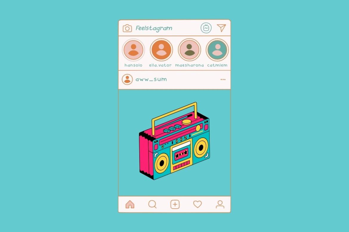 grafica instagram per la tua radio