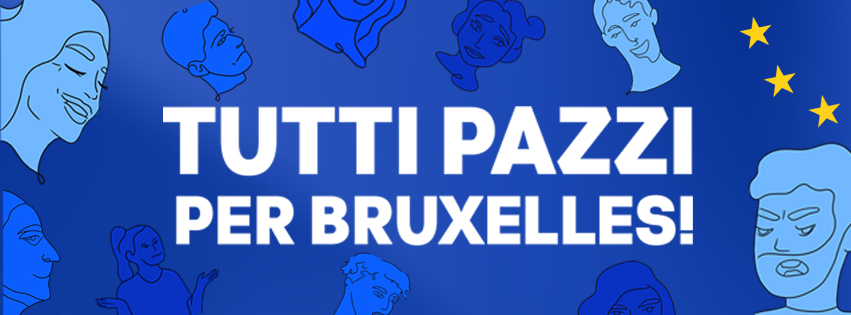 copertina di tutti pazzi per Bruxelles