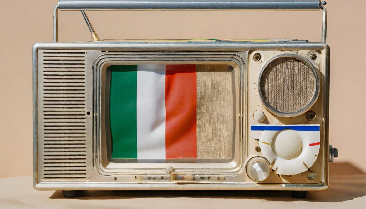 radio con bandiera italiana